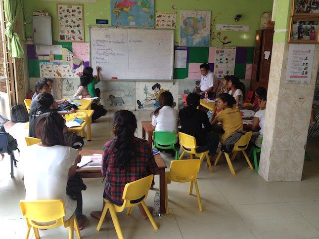 Cambodian Children's Fund Velcro Industries Classroom