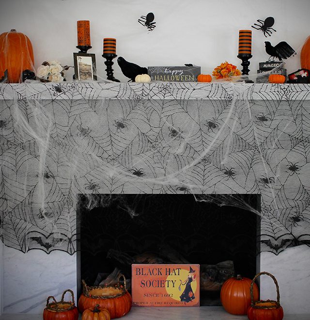 VELCRO® Brand DIY Halloween Mantel with Sabrina Soto