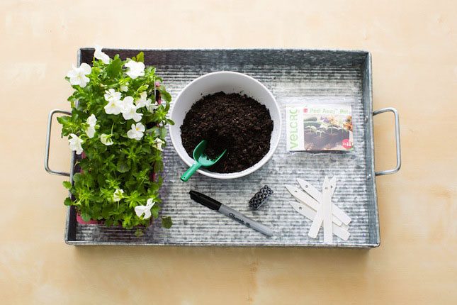 DIY Planter Instructions Materials VELCRO® Brand