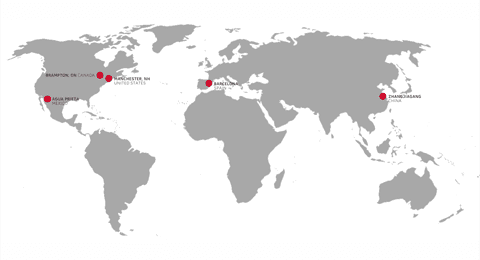 Velcro Industries Company Map