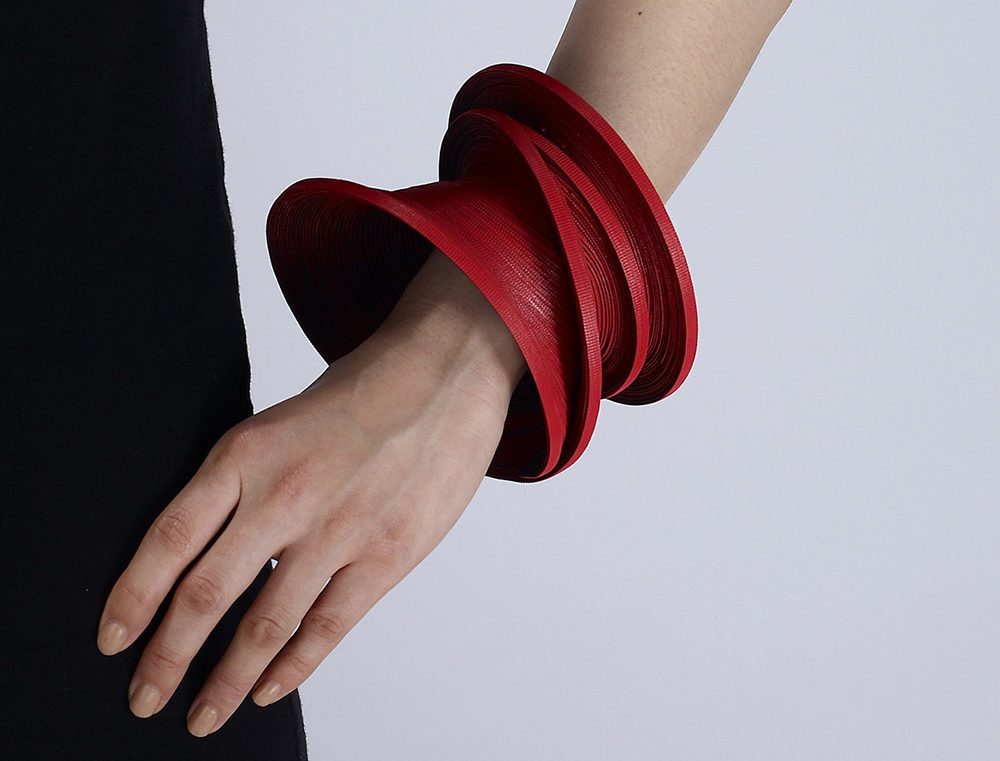 wearable art bracelet using VELCRO® Brand ONE-WRAP® ties