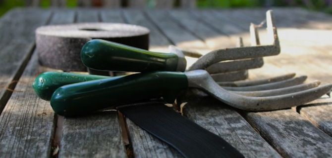 Garden tools for seed growing