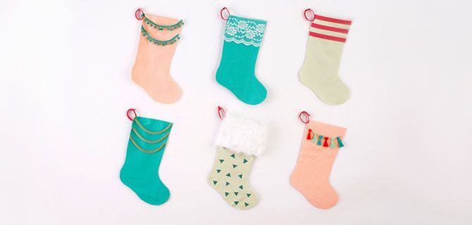 DIY Holiday Stockings