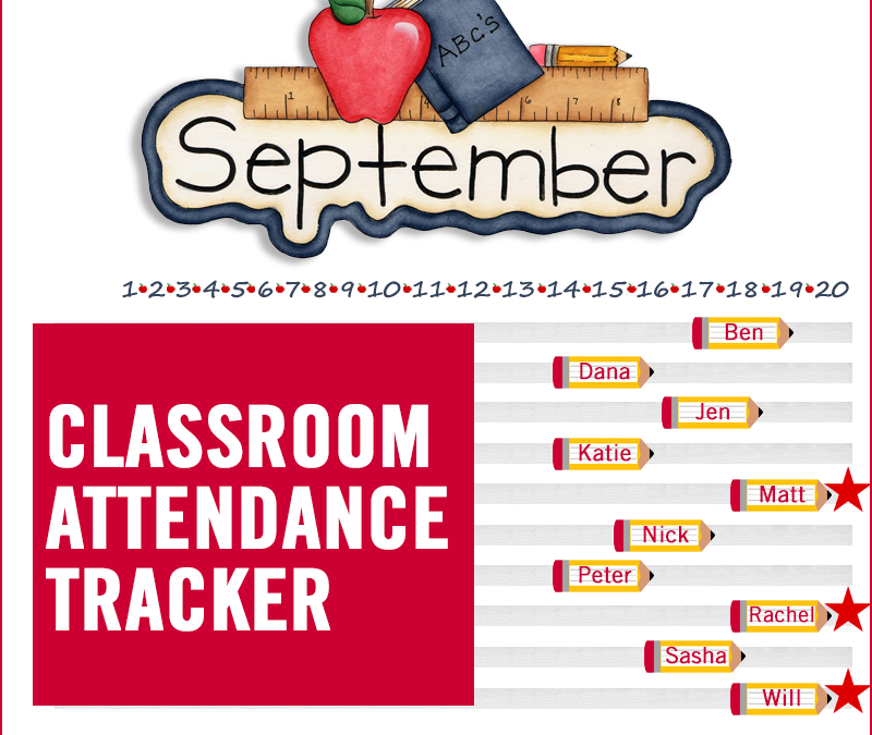attendance tracker race game for september final with winners