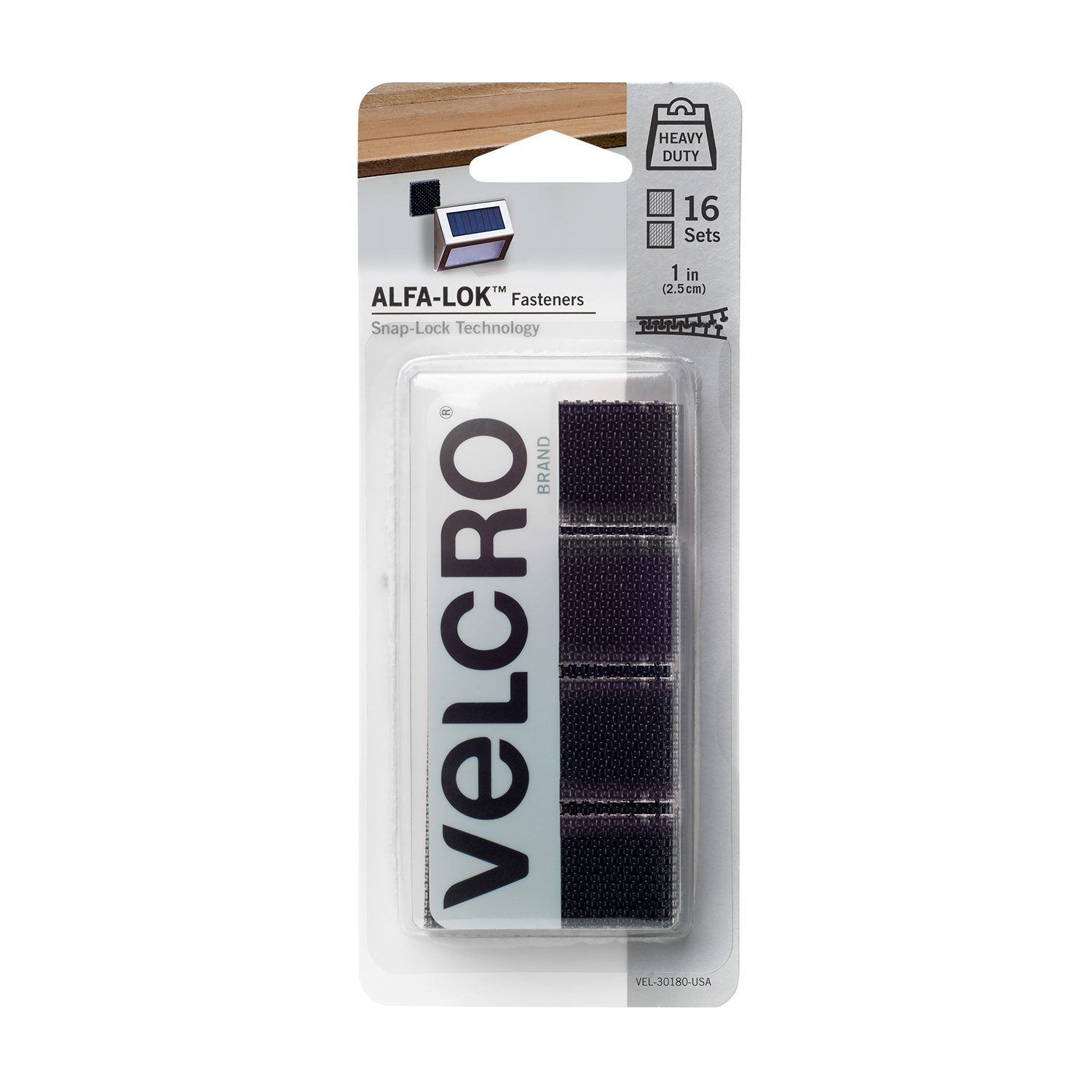 Velcro® Brand ALFA-LOK® Heavy Duty Fastener Self Adhesive Tape