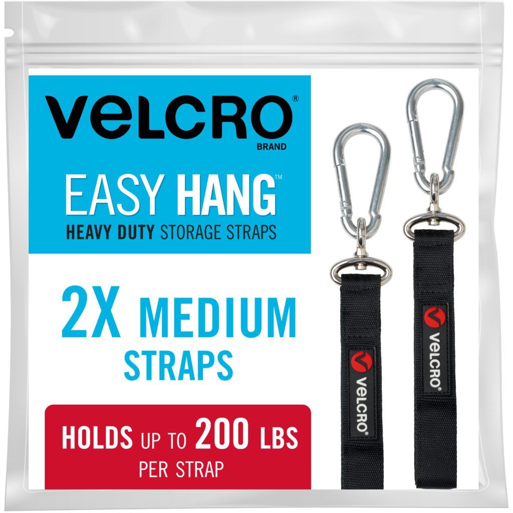 VELCRO® Brand EASY HANG™ Storage Straps 2pk Size Medium