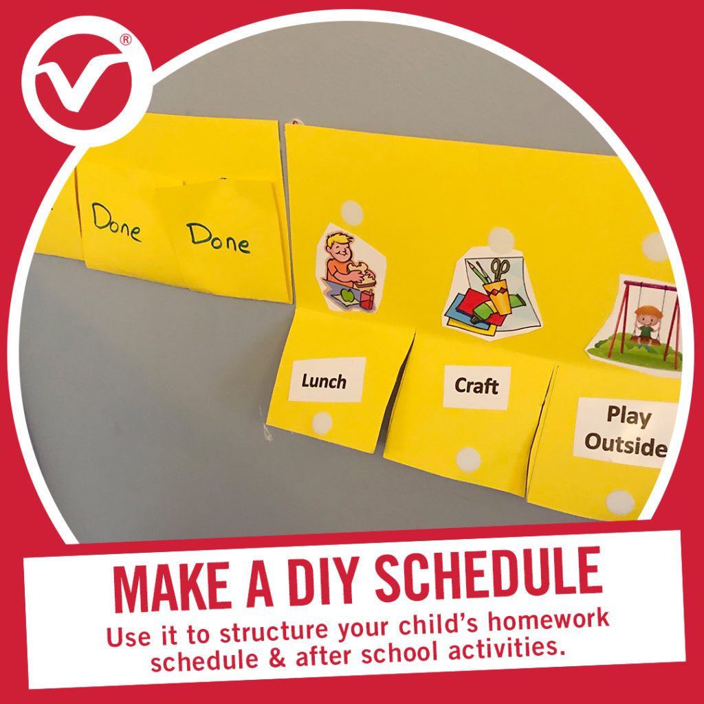 Back to School Tip - Make a DIY schedule