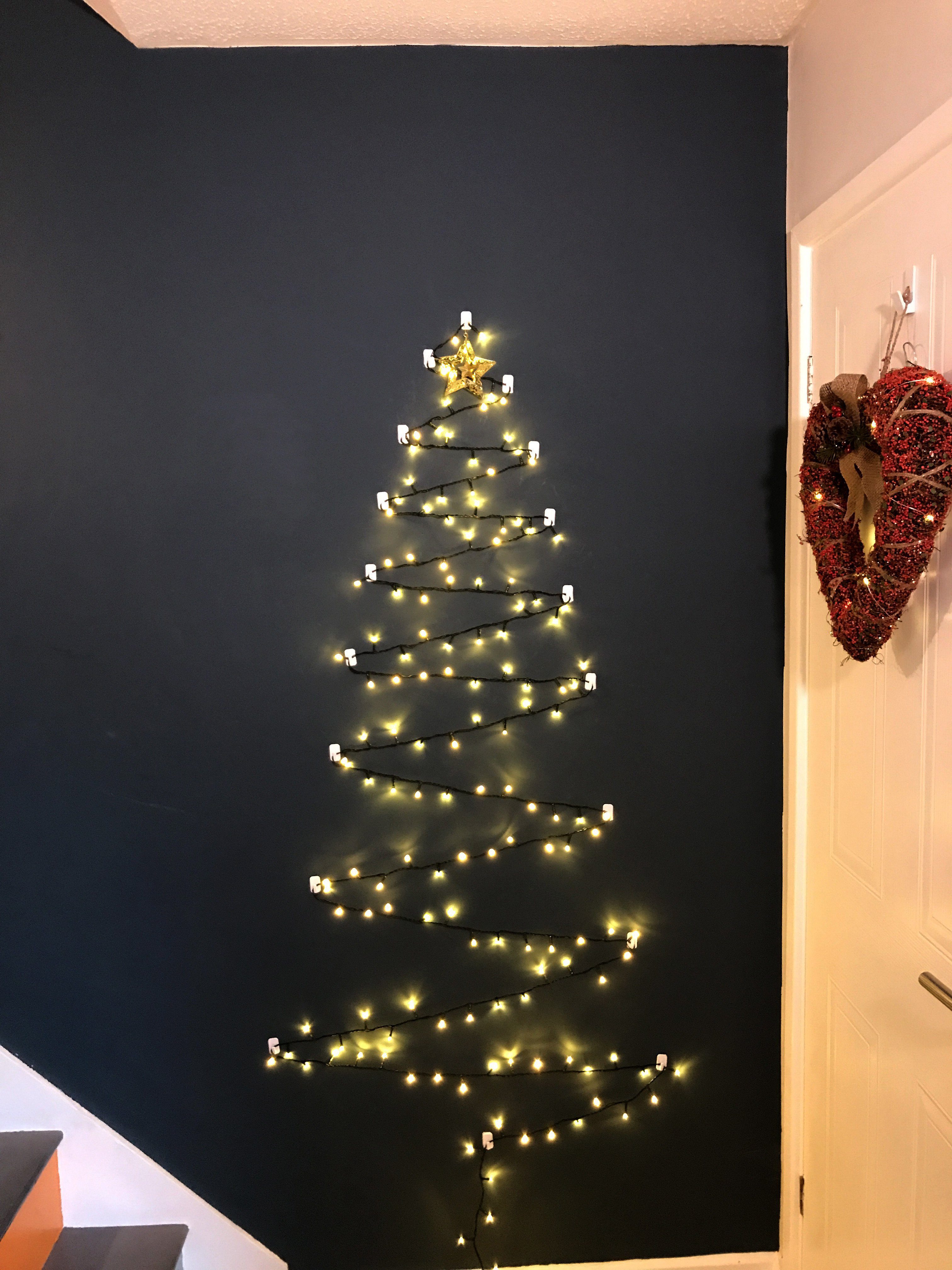 Make A Diy Christmas Tree For Your Wall
