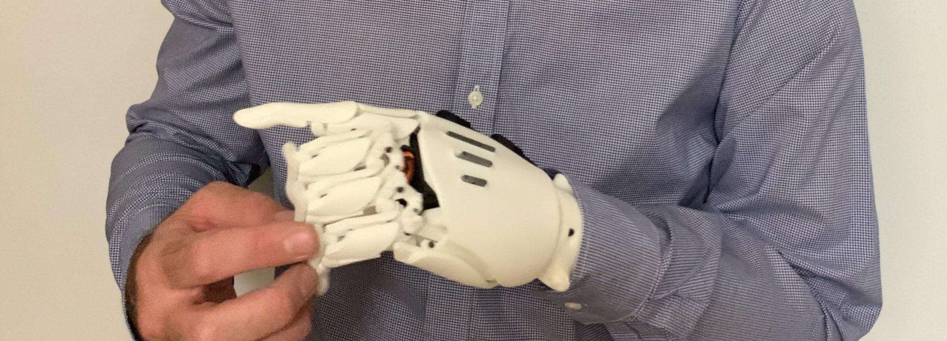 bionic arms close-up