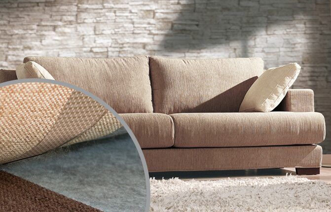 residential sofa with furniture fasteners