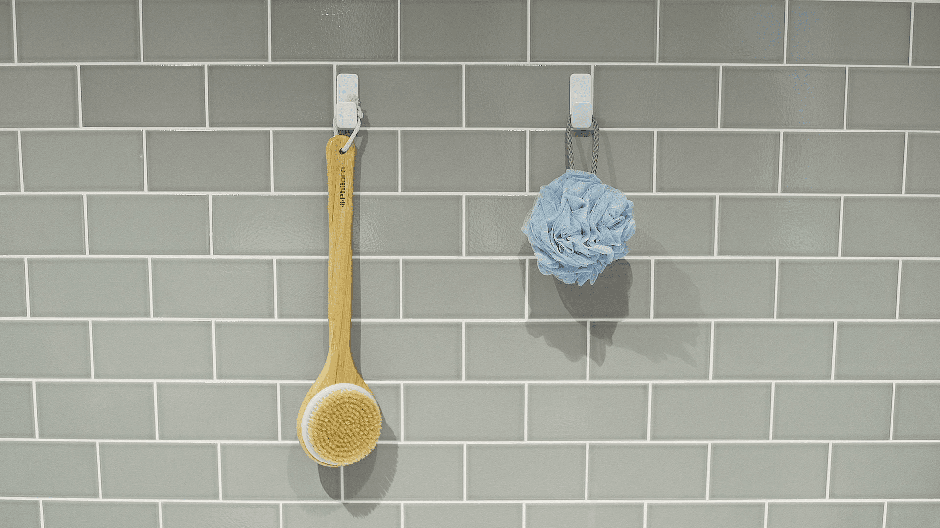 Bathroom Organization Ideas  - Hang bathroom accessories 