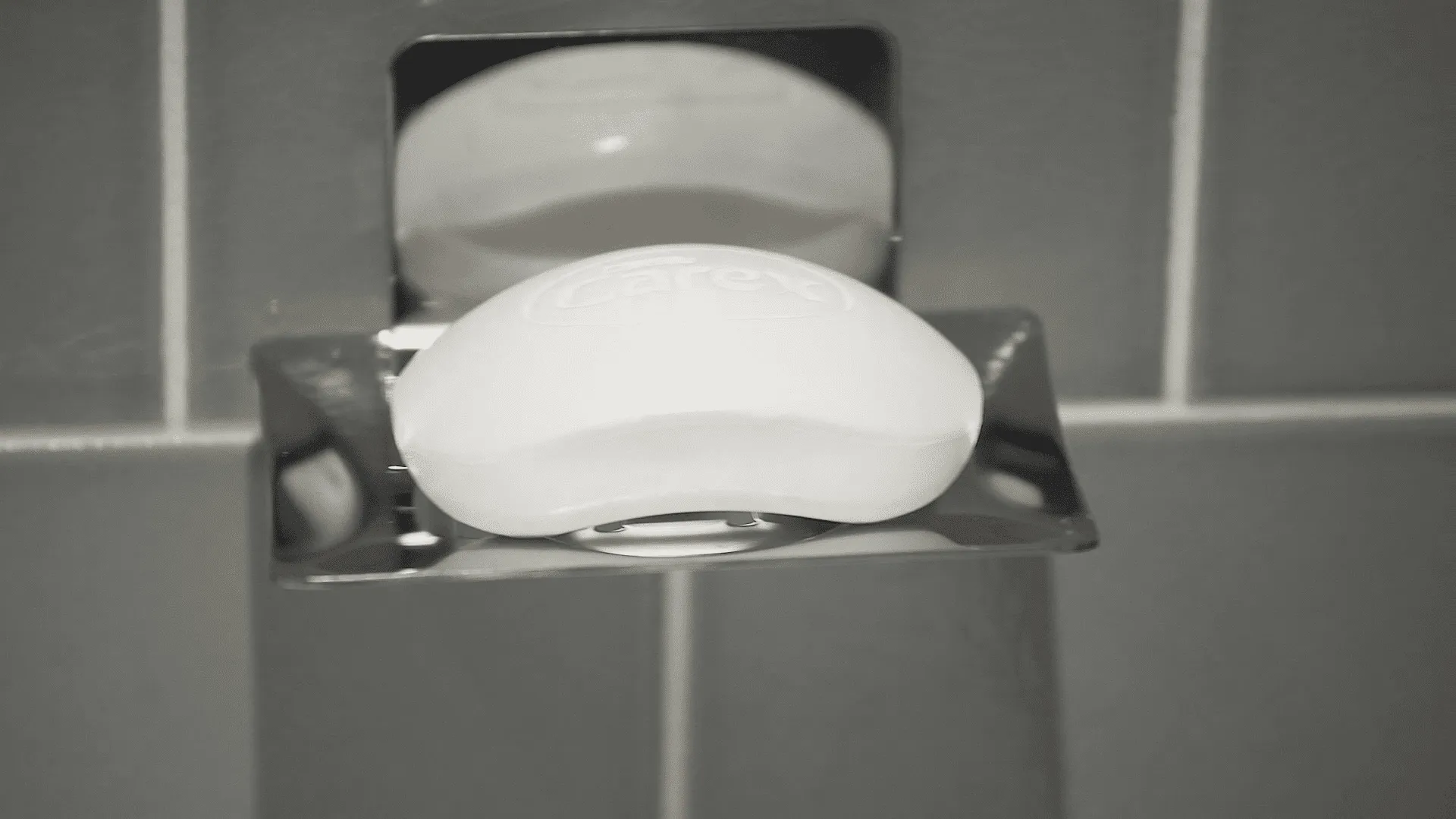 Ý tưởng tổ chức phòng tắm - Đếm đĩa xà phòng của bạn vào tường