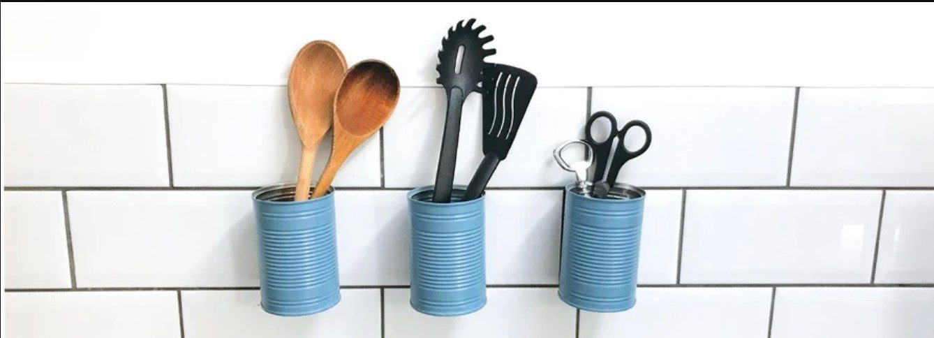 spring cleaning checklist - make a utensil holder