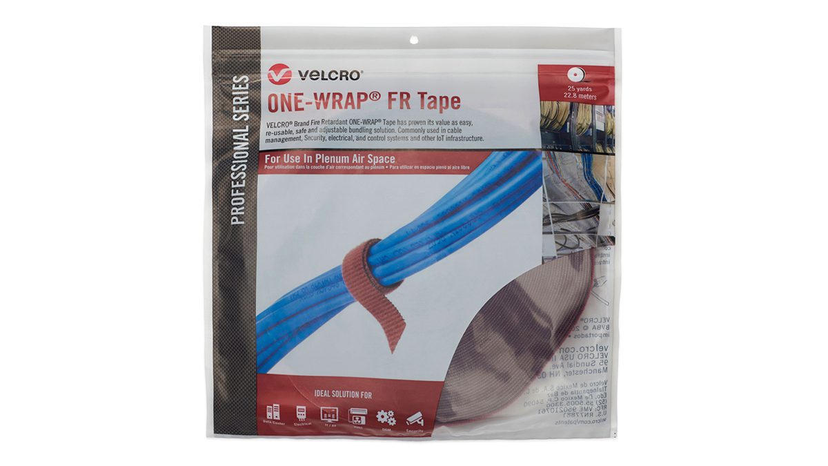 Plenum-rated ONE-WRAP® Tape - Fire Retardant Cable Ties