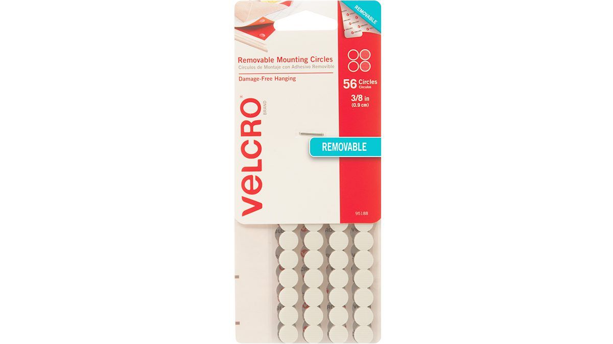 VELCRO® Brand Removable Mounting Strips, tape, circles for crafting