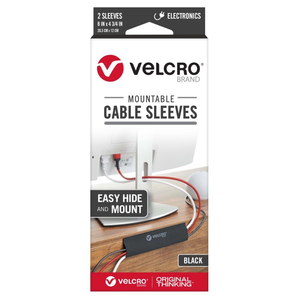 mountable cable sleeve cord hider for cables
