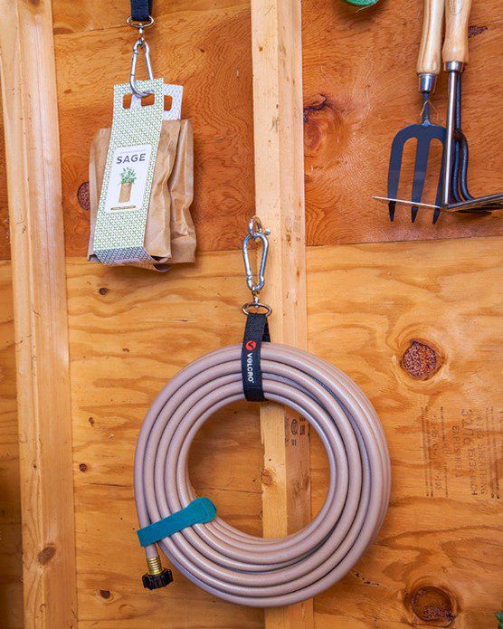 Shed Storage Ideas: Hang Hose Pipes & Extension Cords 