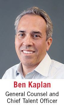Ben Kaplan - General Counsel & Chief Talent Officer