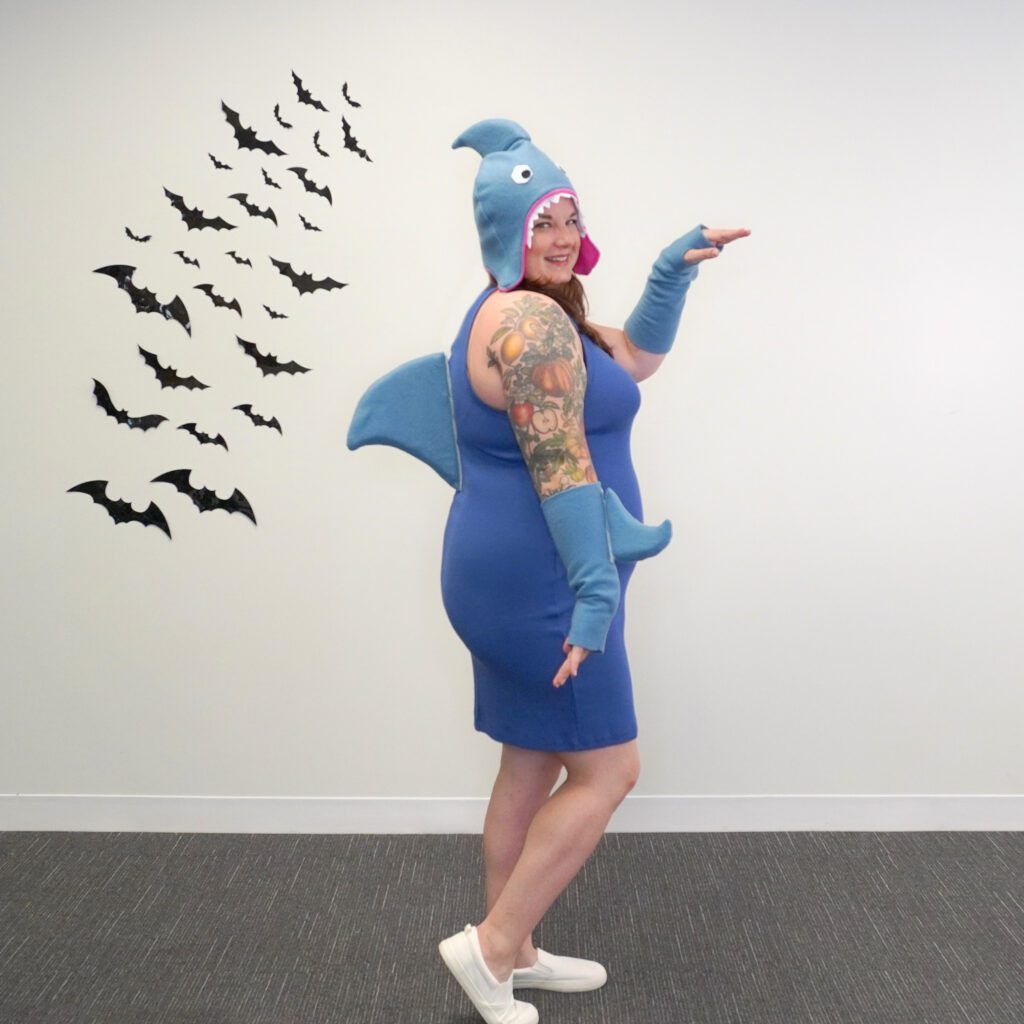 Shark Costume: Blue Dress Costume