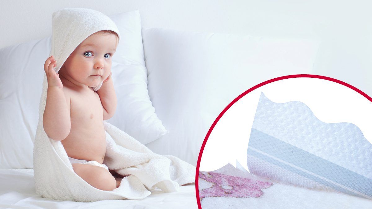 VELCRO® Brand soft fasteners for baby diapers