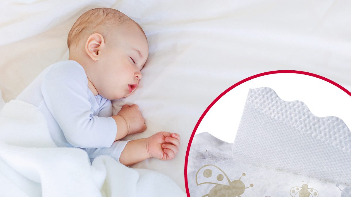 VELCRO® Brand soft fasteners for infant diapers