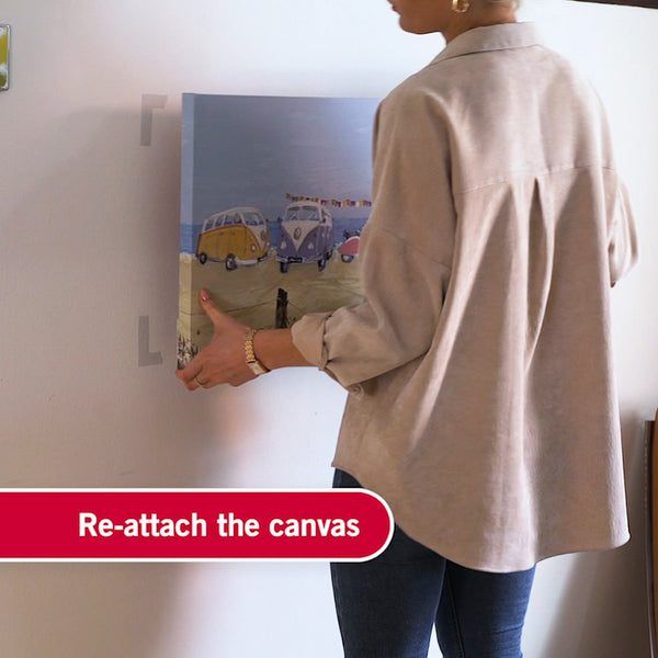 How to Hang a Canvas step 7
