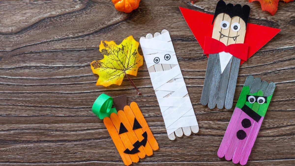 Halloween Popsicle Stick Crafts for Kids
