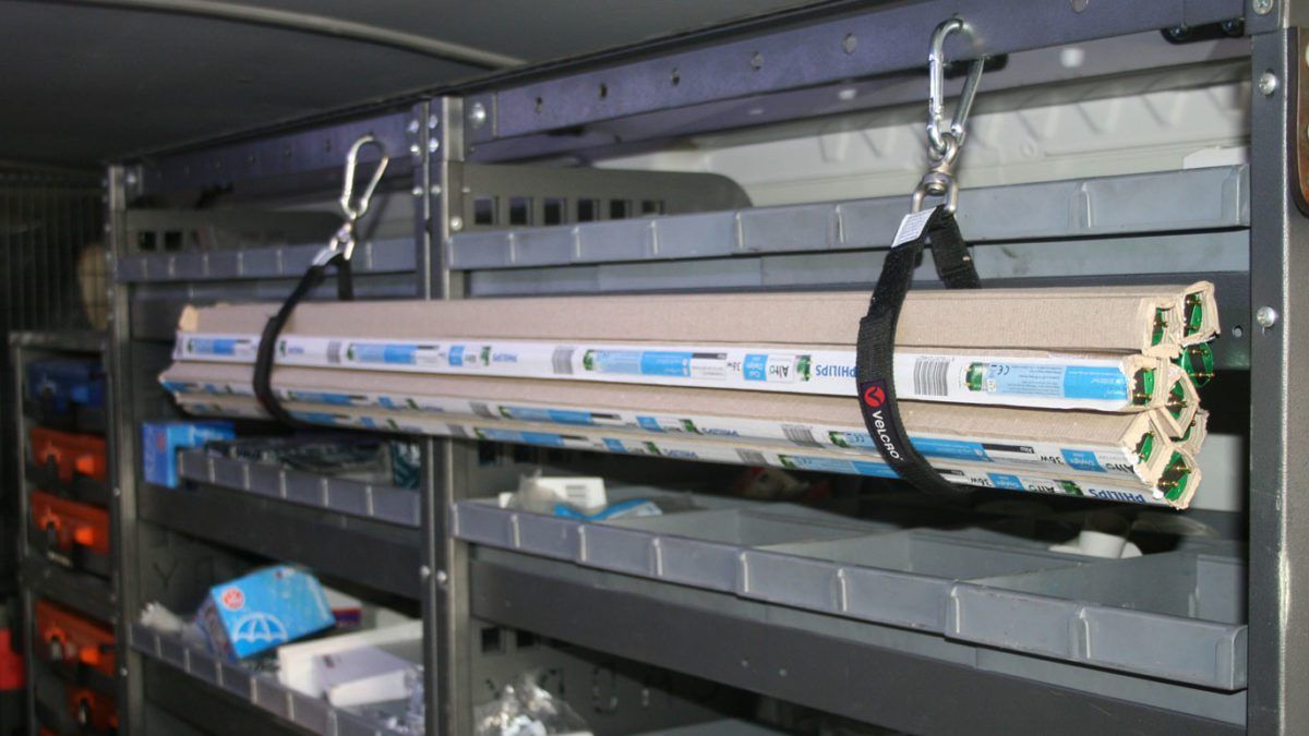 Organize Industrial Workspaces with VELCRO® Brand EASY HANG™ Straps