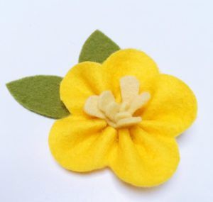 yellow-fabric-petal